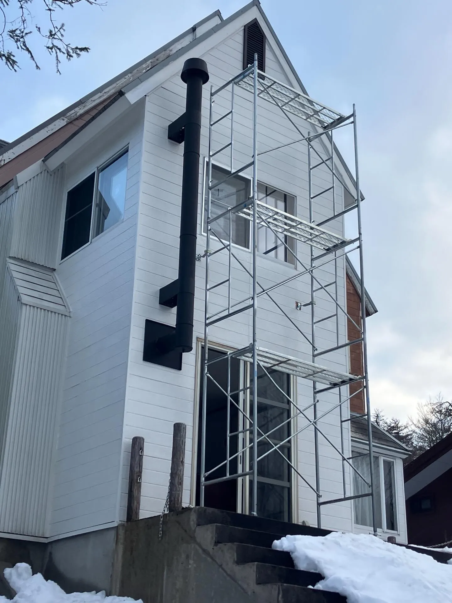 #煙突工事 #鳥取県で薪ストーブ