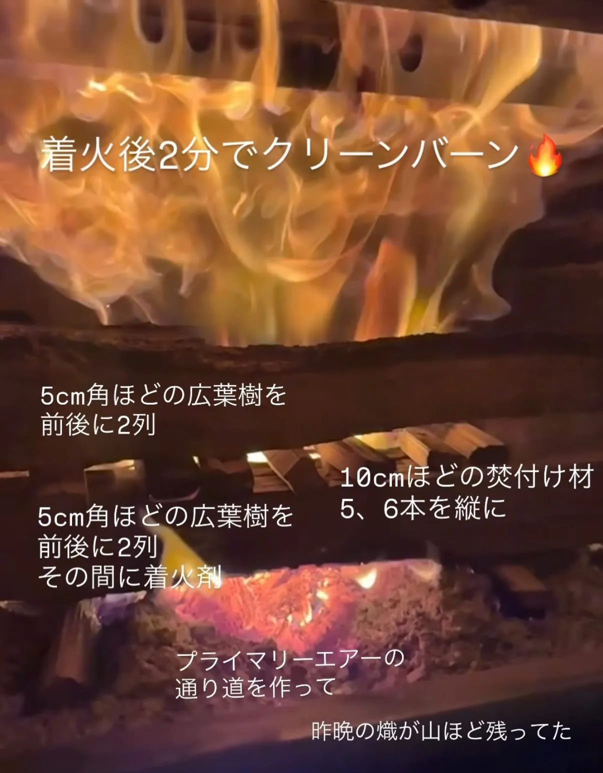 #焚付け 方法いろいろ